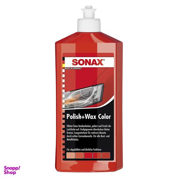 واکس بدنه خودرو سوناکس مدل RED کد 8700 حجم 500 میلی لیتر