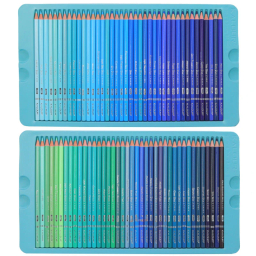 مداد رنگی 520 رنگ جعبه فلزی کالور طرح لاکپشت کد K520