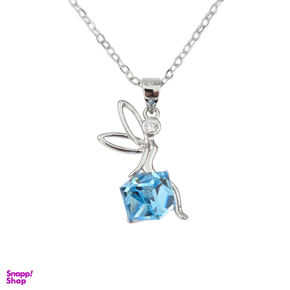 گردنبند زنانه نقره سواروسکی طرح فرشته کد fer1i8