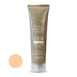 کرم ضد آفتاب سینره مدل Coverage با SPF30 رنگ بژ طبیعی حجم 50 میلی‌ لیتر
