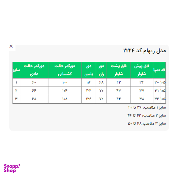 شلوار بگ زنانه السانا مدل ریهام کد 222401 رنگ مشکی