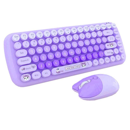 کیبورد و ماوس بی سیم مافی مدل candy fashion multicolor