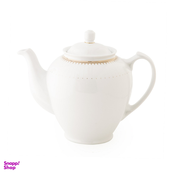 قوری چینی زرین ایران مدل هیئتی 16 سپیدار درجه عالی