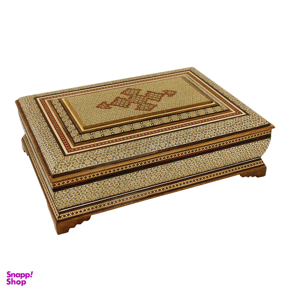 جعبه قرآن کریم خاتم کاری خادم ملت کد 1125