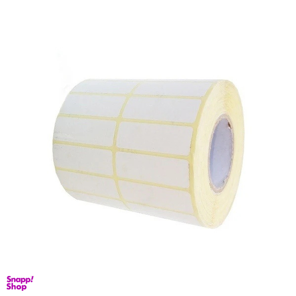 لیبل برچسب کاغذی مدل دو ردیف سایز 45×15 بسته 4000 عددی