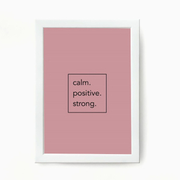 تابلو مدل مینیمال انگیزشی صورتی کد 06