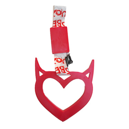 آویز تزیینی خودرو کالانیکس مدل AVIZ-RED-101066 طرح سوریکاوا چراغ دار