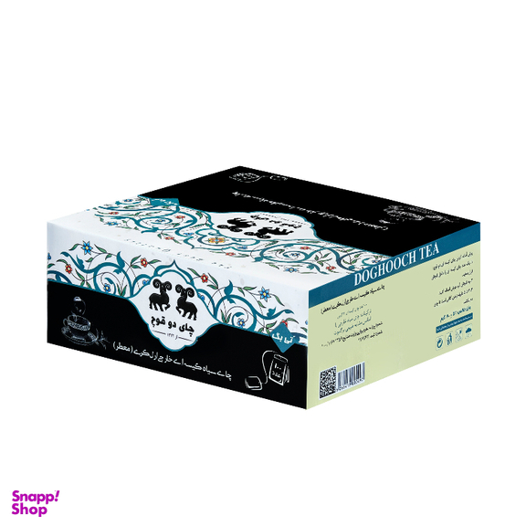چای سیاه کیسه ای خارجی ارل گری دو قوچ بسته 100 عددی