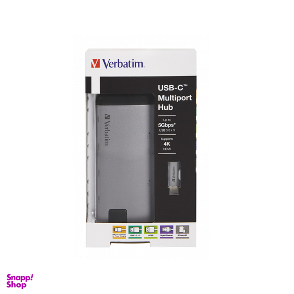 USB هاب چند پورت ورباتیم مدل 49142