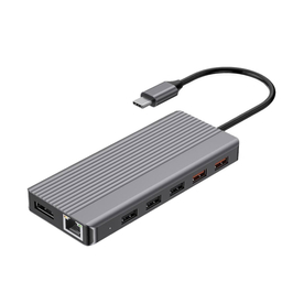 هاب USB پاورولوجی مدل P121HBCGY Type-C