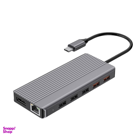 هاب USB پاورولوجی مدل P121HBCGY Type-C
