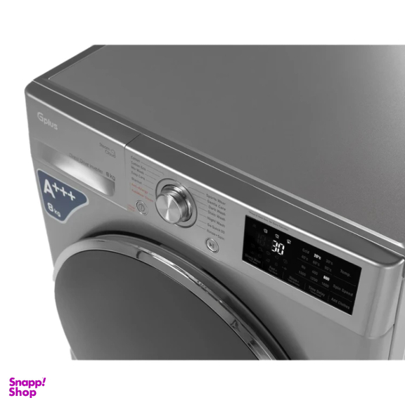 ماشین لباسشویی جی پلاس مدل GWM-R88S ظرفیت 8 کیلوگرم