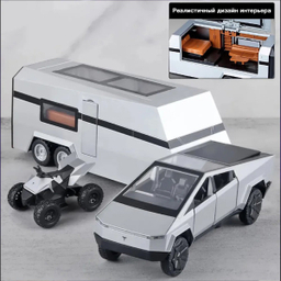 ماشین بازی مدل Tesla Pickup Trailer