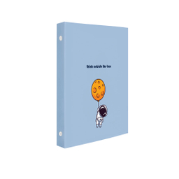 دفتر کلاسوری 100 برگ پدیده نقش مدل 6 حلقه کلاسيک طرح آدم فضايی کد 134