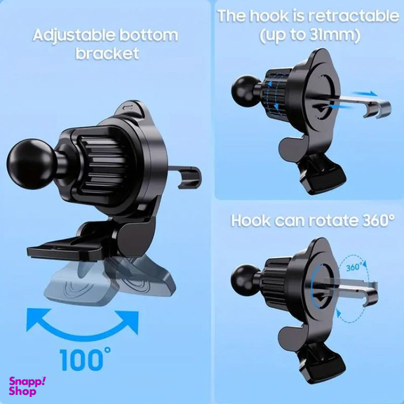 هولدر و شارژر مغناطیسی 15 وات ایتومو مدل WirlessFast15