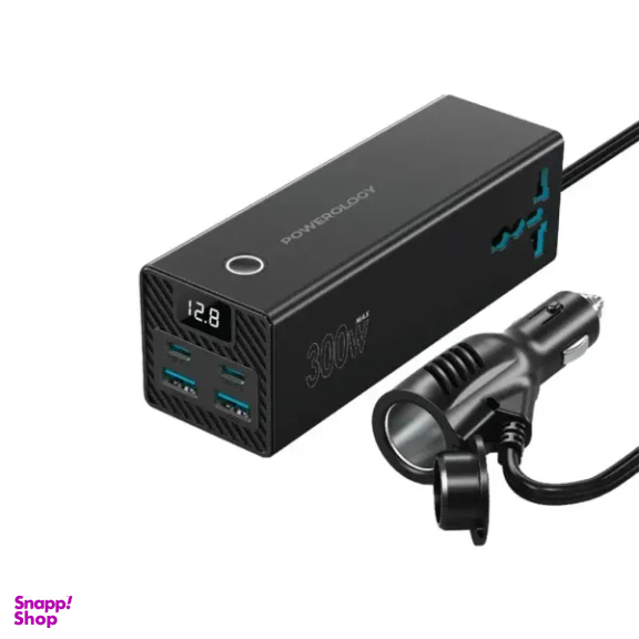 اینورتر 300 واتی خودرو پاورولوژی مدل PWCUQC038