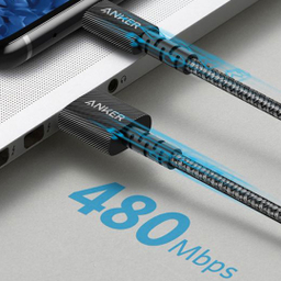 کابل شارژ USB به تایپ سی انکر Anker مدل پاورلاین سلکت پلاس A8022 طول 0.9 متری