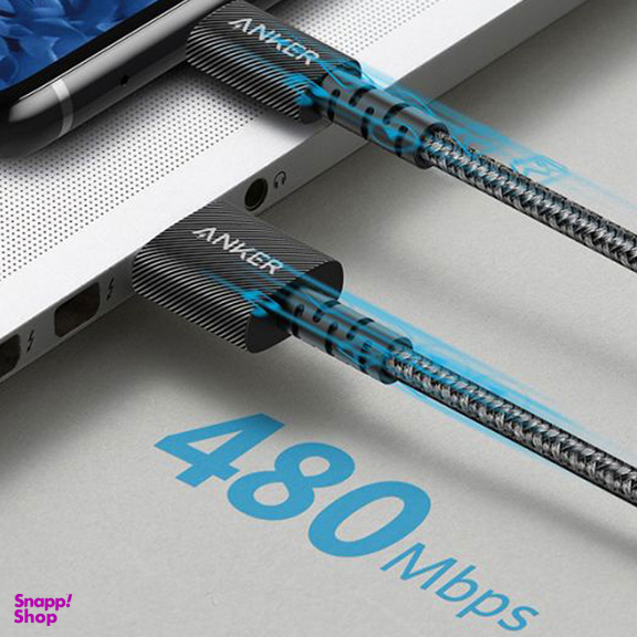 کابل شارژ USB به تایپ سی انکر Anker مدل پاورلاین سلکت پلاس A8022 طول 0.9 متری