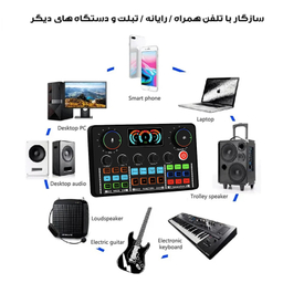 کارت صدا استودیو مدل V98-RGB
