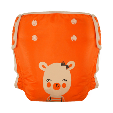 شورت آموزشی کودک وی کر مدل دکمه دار طرح Bear Girl کد A808