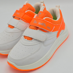 کفش بچگانه رامیلا مدل Be With Us کد 255 رنگ سفید نارنجی