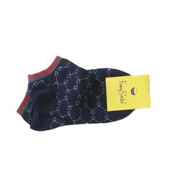 جوراب مچی زنانه طرح گوچی کد Dnblu-410