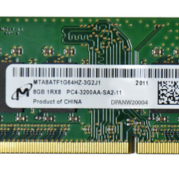 رم لپ تاپ DDR4 تک کاناله 3200 مگاهرتز CL11 میکرون مدل PC4 ظرفیت 8 گیگابایت