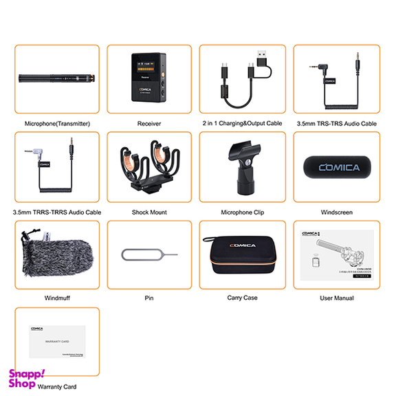 میکروفون شاتگان بی سیم کامیکا مدل CVM-VM30