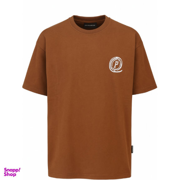 تیشرت مردانه کد 2105 رنگ قهوه‌ ای