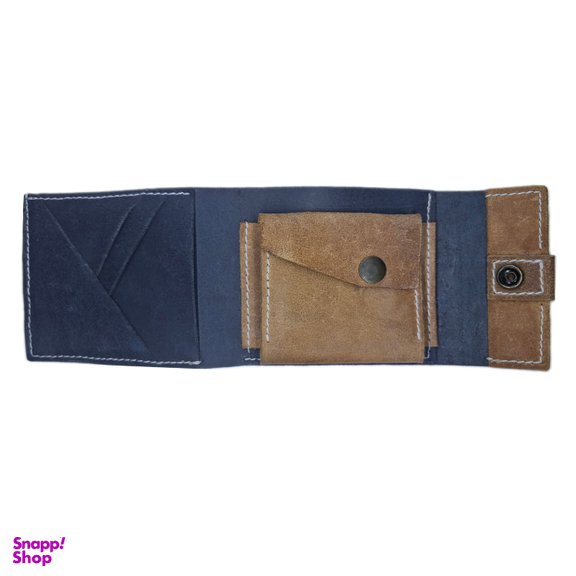 کیف پول چرم طبیعی دست دوز مدل ChDD6