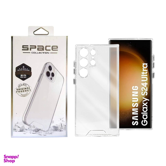 کاور شیشه ای گوشی موبایل اسپیس مدل Drop Protection مناسب سامسونگ Galaxy S24 Ultra