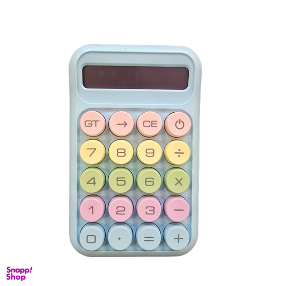 ماشین حساب فانتزی مدل مینیمال طرح رنگی رنگی