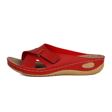 دمپایی زنانه سارینا مدل پردیس کد 87 رنگ قرمز