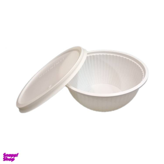 کاسه در دار یکبار مصرف گیاهی آملون کد 39/11072 بسته ۶ عددی