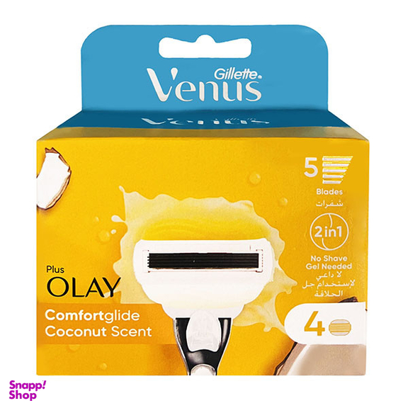 تیغ یدک ژیلت مدل OLAY بسته 4 عددی