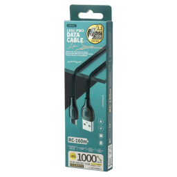 کابل تبدیل USB به microUSB ریمکس مدل RC-160m طول 1 متر
