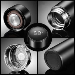 فلاسک مدل دماسنج دار کد 1611 گنجایش 0.500 لیتر