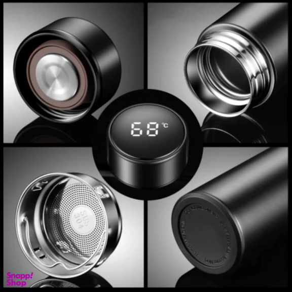 فلاسک مدل دماسنج دار کد 1611 گنجایش 0.500 لیتر