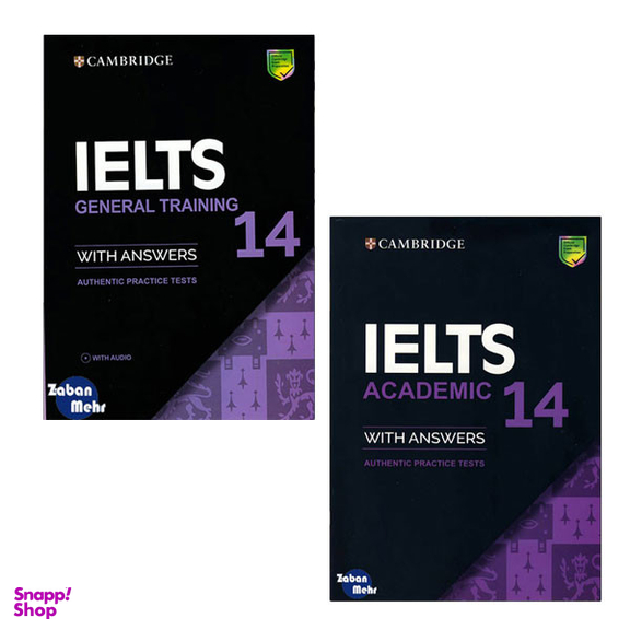 کتاب Cambridge IELTS 14 Academic_General اثر جمعی از نویسندگان انتشارات زبان مهر مجموعه 2 جلدی