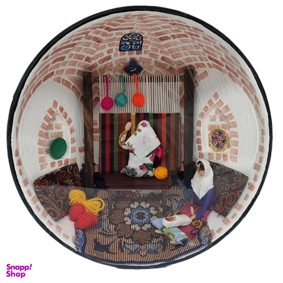 کاسه دیوارکوب حجیم سازی شده طرح قالی بافی مدل TP-1023-0184-00