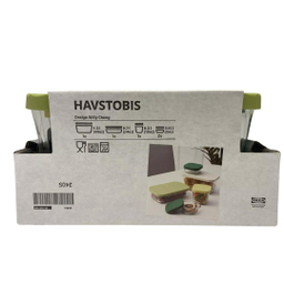 ظرف نگهدارنده ایکیا مدل HAVSTOBIS مجموعه 5 عددی
