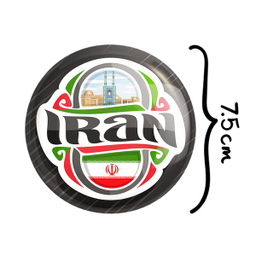 آینه جیبی خندالو مدل پرچم ایران کد 20509