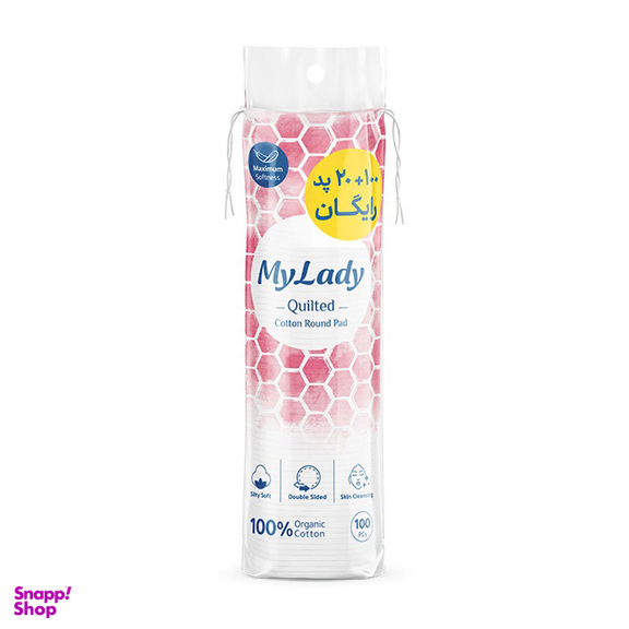 پد پاک کننده آرایش مای لیدی مدل Quilted بسته 100 عددی