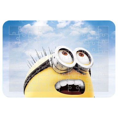 پازل 54 تکه اطلس آبی طرح کارتون مینیون مدل P1614