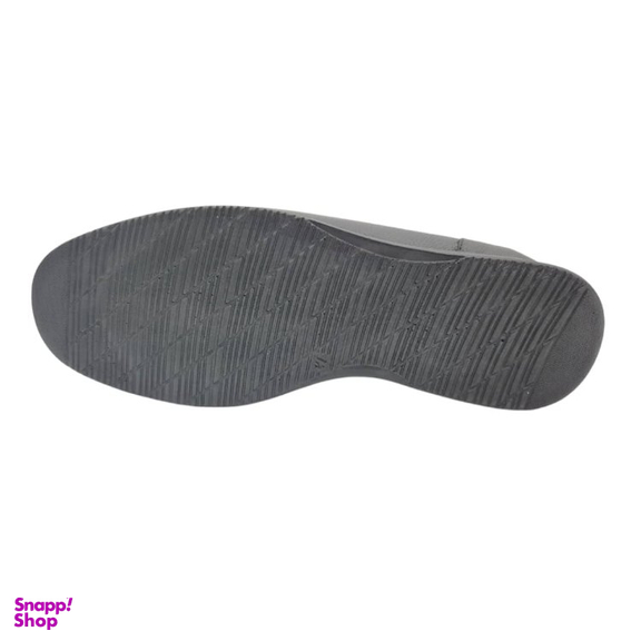 کفش طبی مردانه چرم ریباری مدل R79 رنگ مشکی