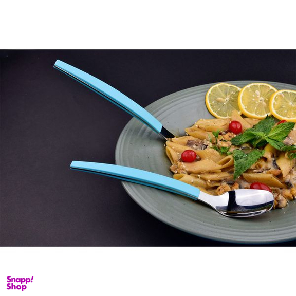 سرویس قاشق و چنگال 31 پارچه سی اند اس مدل منحنی
