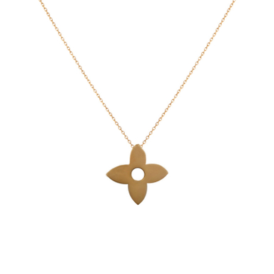 گردنبند طلا 18 عیار زنانه با طرح ونکلیف طلاجات مدل 1008