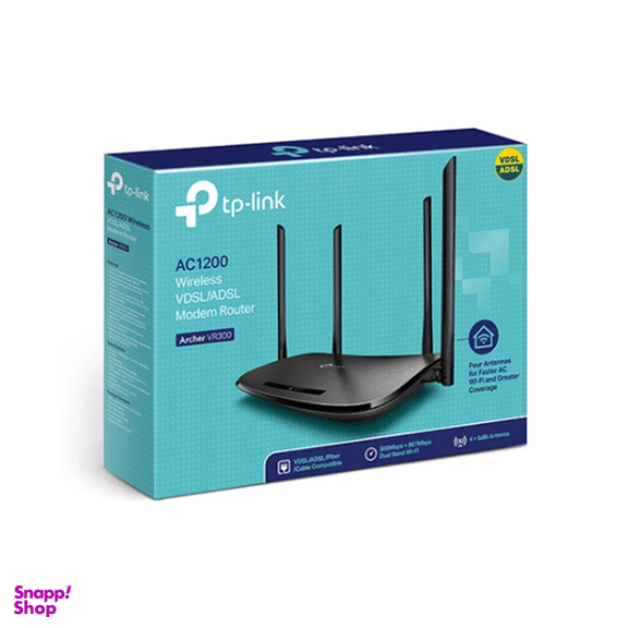 مودم روتر VDSL/ADSL تی پی-لینک مدل Archer VR300 رنگ مشکی