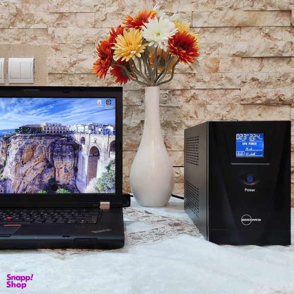 یو پی اس بستن پاور مدل BPO-1500VA-7.5Ah با ظرفیت 1500 ولت آمپر به همراه باتری داخلی