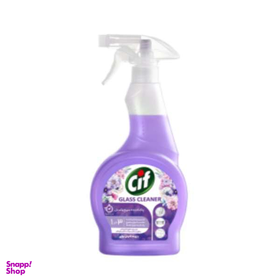 اسپری شیشه پاک کن سیف مدل رایحه گل های بهاری حجم 500 میلی لیتر